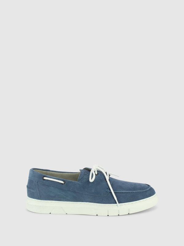 Sapatos com Atacadores em Jeans